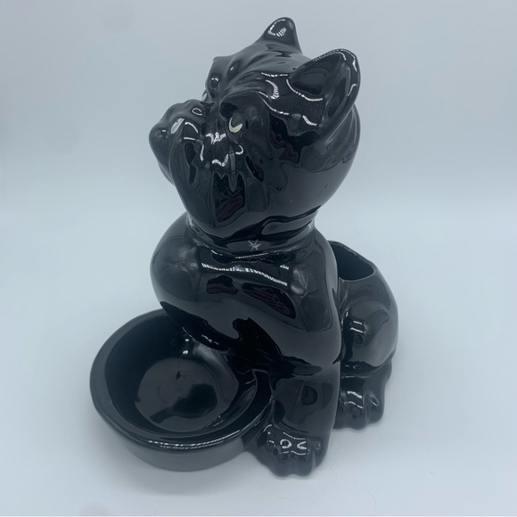 Vintage Ceramic Hickok Bulldog Wallet Change Trinket Dish Figurine - Picture 3 of 8